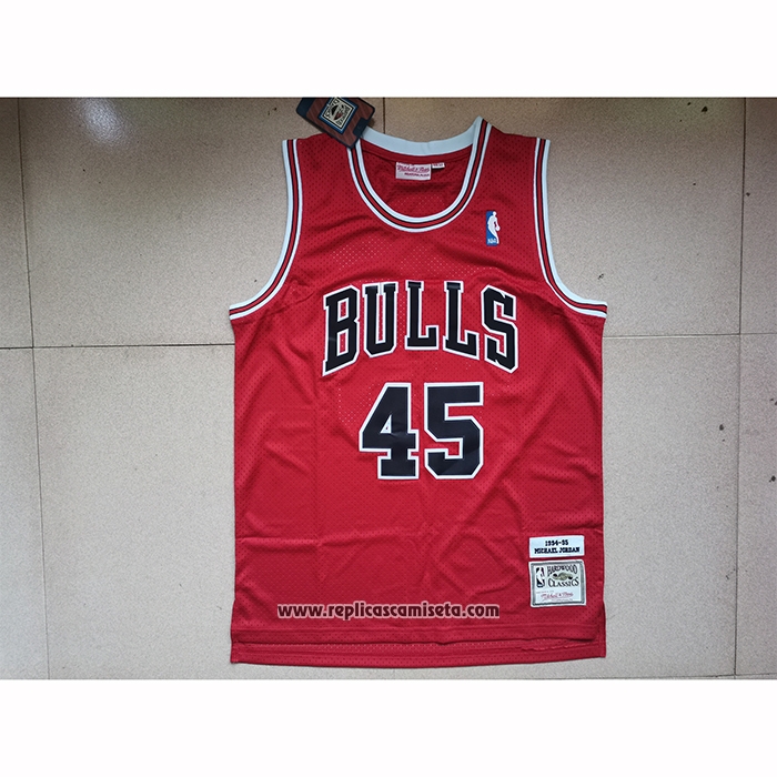 Camiseta Chicago Bulls Michael Jordan #23 Mitchell & Ness 1994-95 Rojo